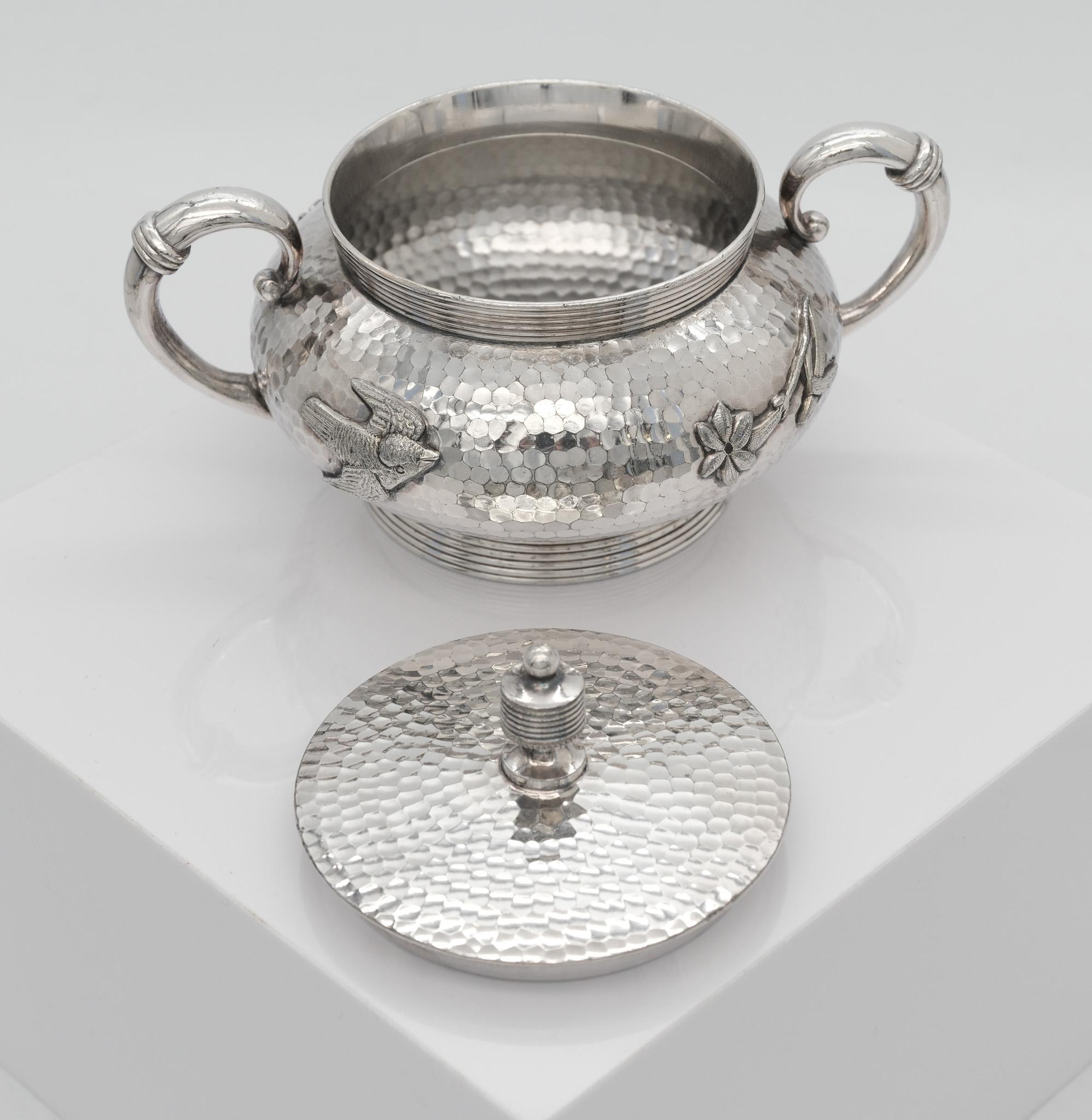 Juego de té plateado American Aesthetic Movement De Meriden B Company en venta 2