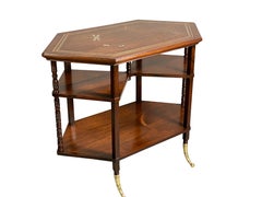 American Aesthetic Rosewood Table by A. &H. Lejambre, Philadelphia