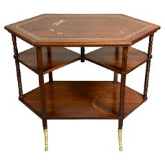 American Aesthetic Rosewood Table by A. &H. Lejambre, Philadelphia