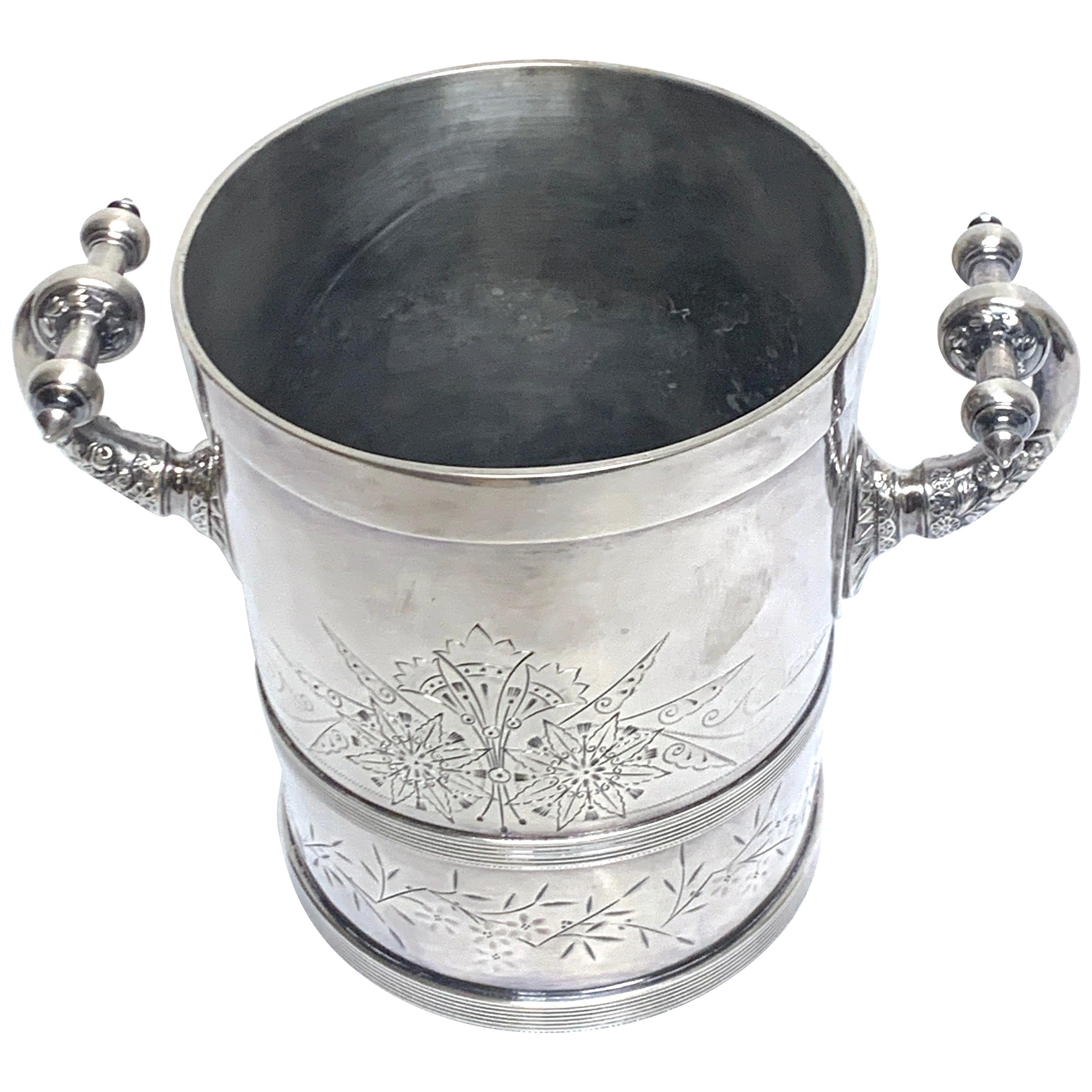 American Aesthetic Silver Plated Champagne/Ice Bucket, by Meriden