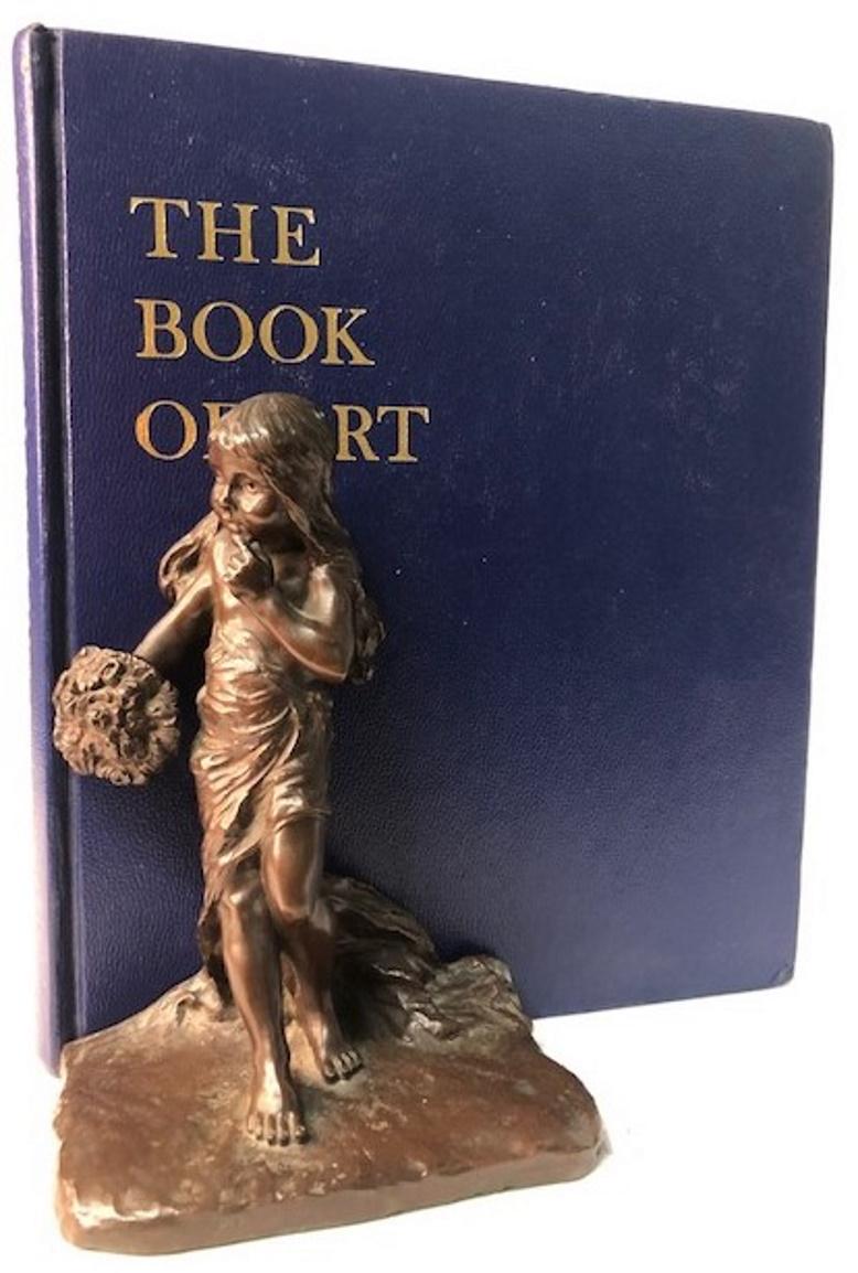 American Aestheticism, Griffoul Foundry Sculptural Bronze Bookends, Early XX C. In Good Condition For Sale In New York, NY