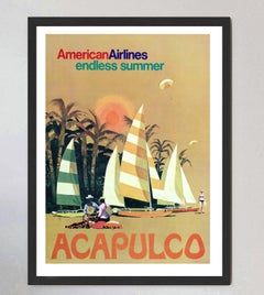 American Airlines - Acapulco Original Poster, 1971