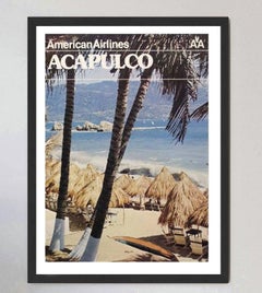American Airlines - Acapulco Original Poster by Laurence Gaynor, 1970