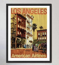 American Airlines - Los Angeles Original Poster by Van Kaufman, 1960