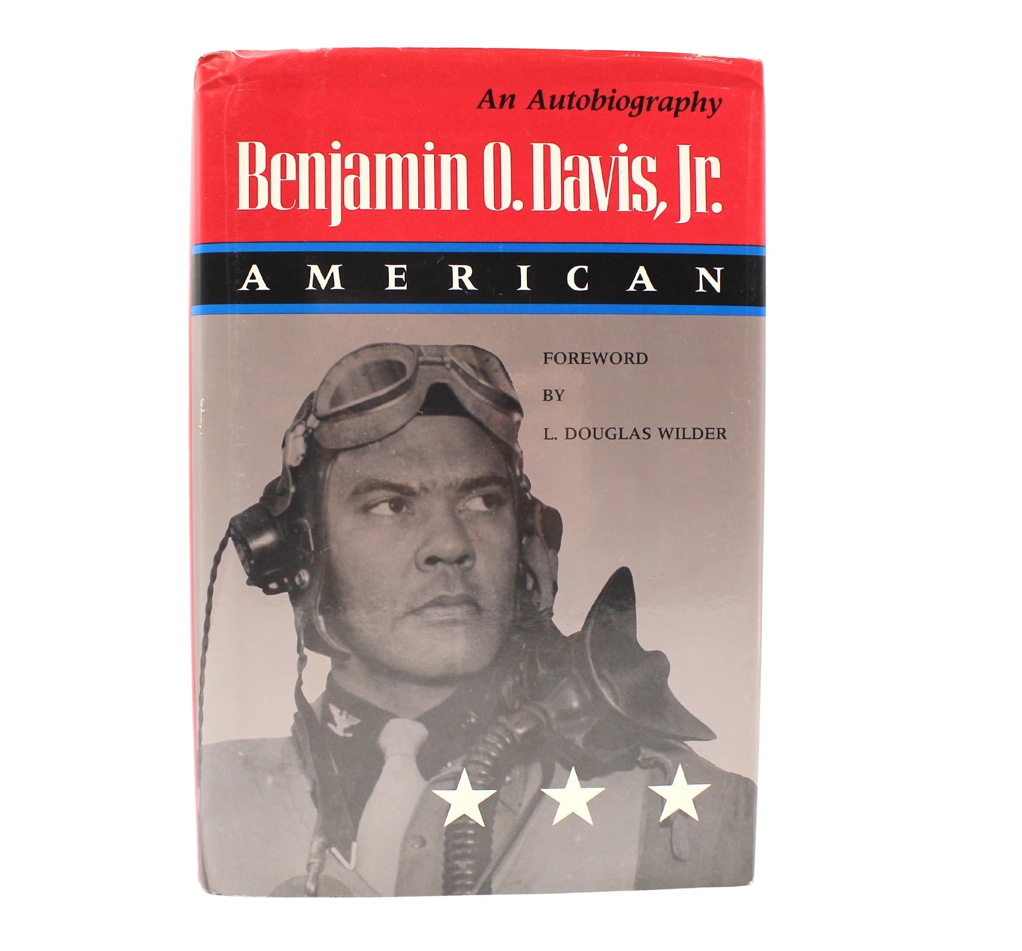 Davis, Benjamin O. American: An Autobiography.  Washington and London: The Smithsonian Institution Press, 1991. First edition. Signed by Benjamin O. Davis, Agatha Davis, and Louis Purnell. In original dust jacket and hardcover boards. presented with