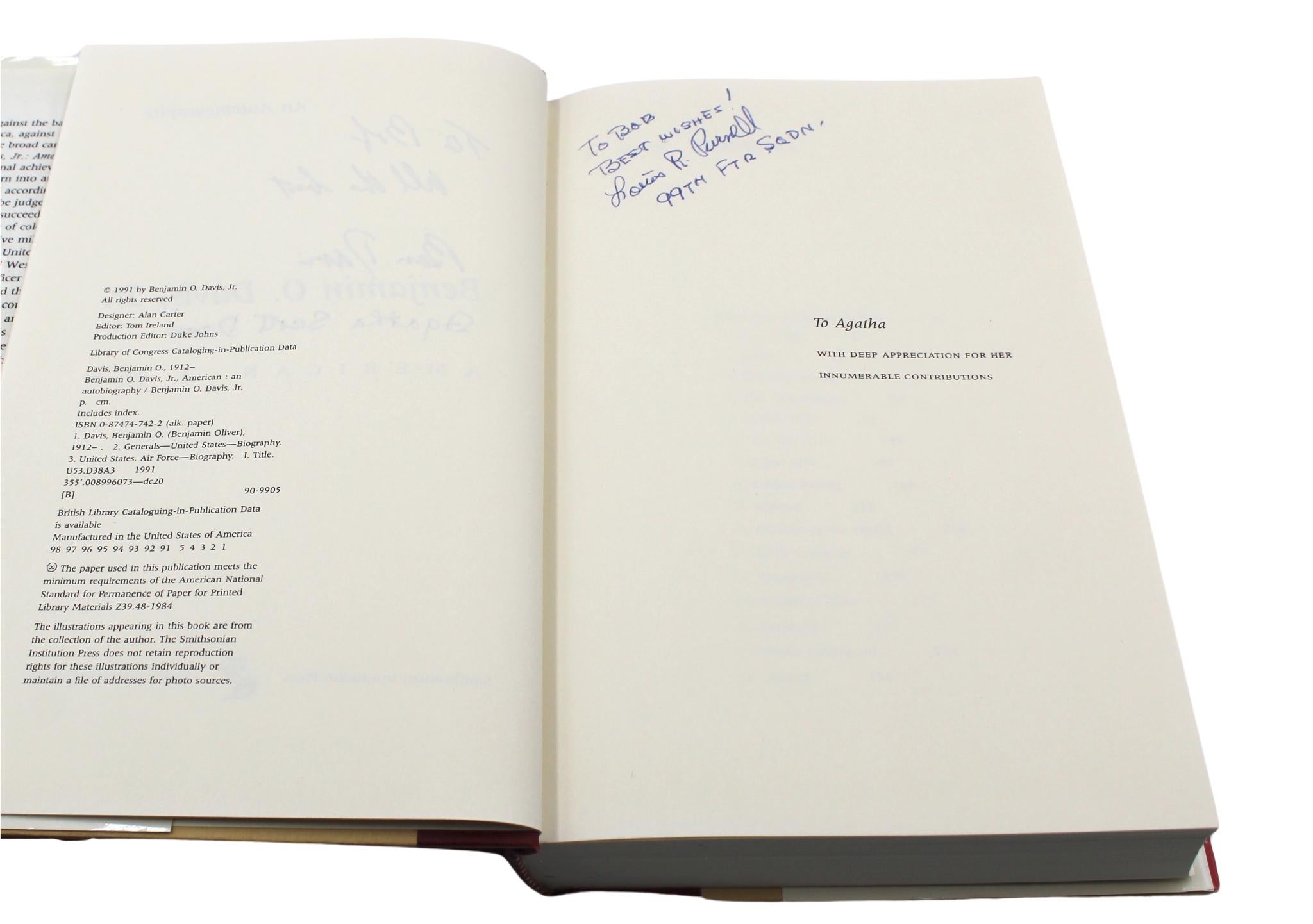 Paper American: An Autobiography, Inscribed by Benjamin O. Davis, First Edition, 1991 For Sale