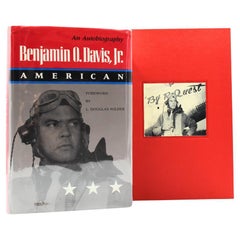 Amerikanisch: Eine Autobiografie, beschriftet von Benjamin O. Davis, Erstausgabe, 1991