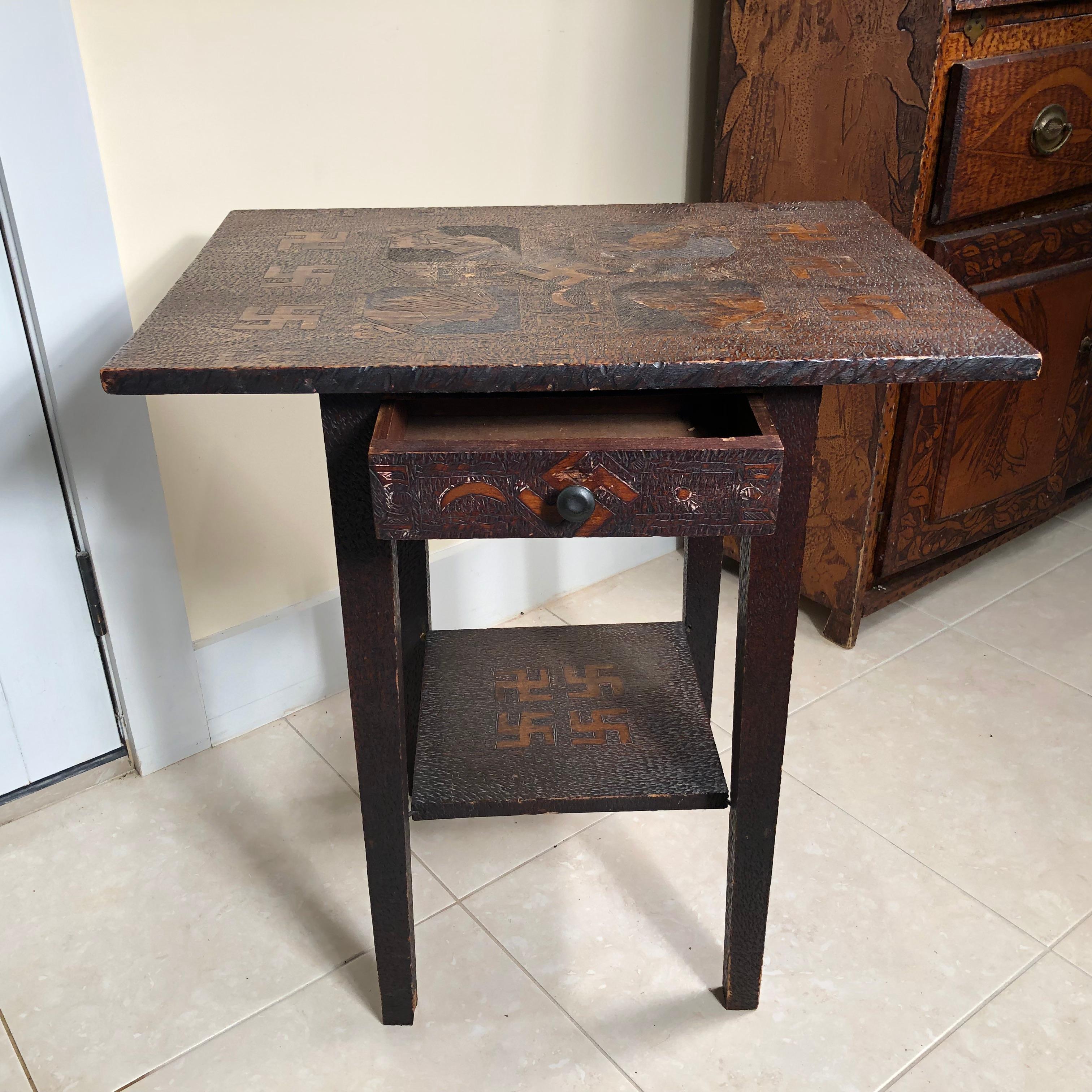 native american end tables