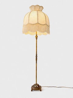 Amerikanische stehlampe aus antikem messing von Rembrandt