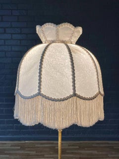 American Antique Brass Floor Lamp by Rembrandt