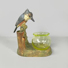 American antique ceramic glass ornamental aquarium Weller Loranger, early 1900s