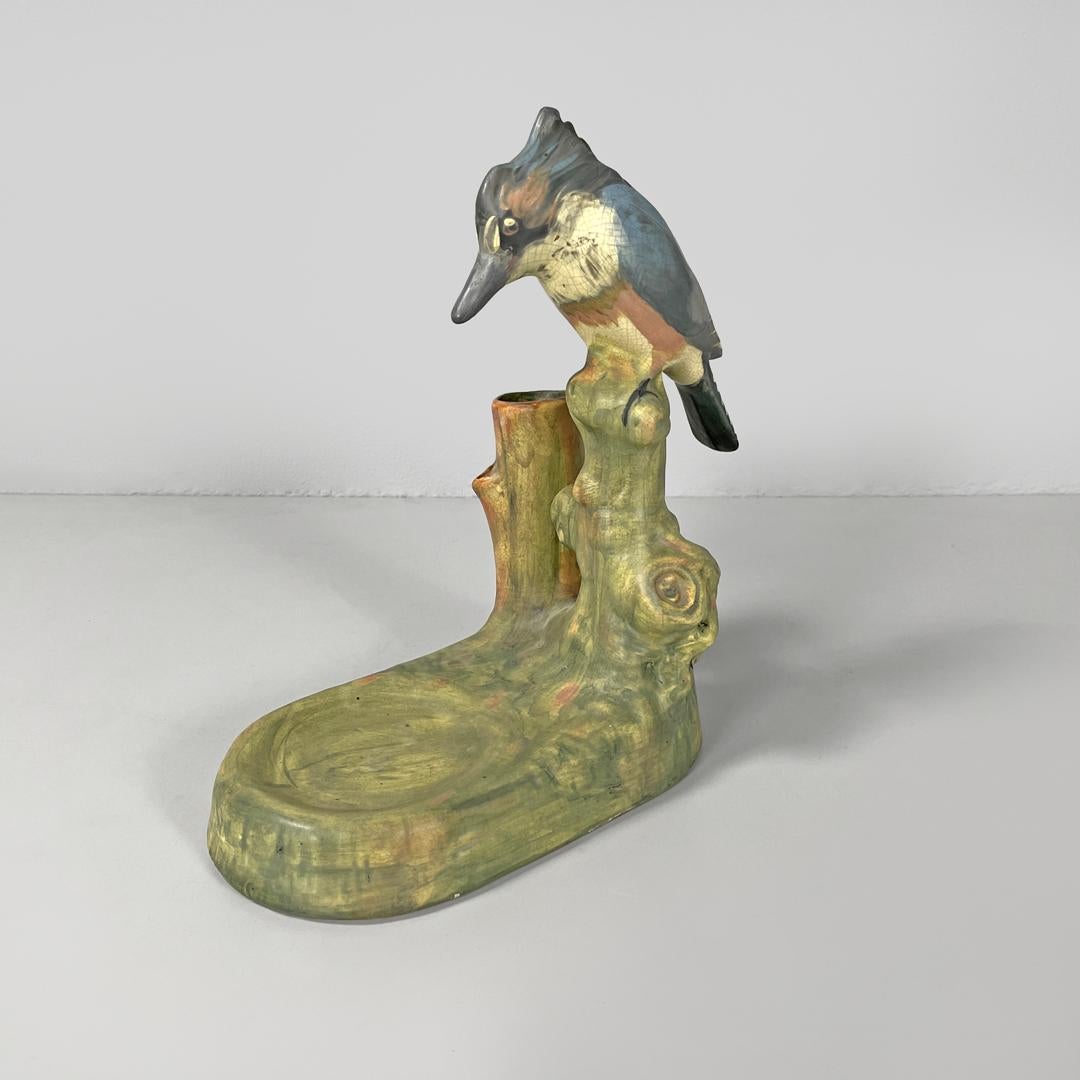 American antique ceramic glass ornamental aquarium Weller Loranger, early 1900s For Sale 3