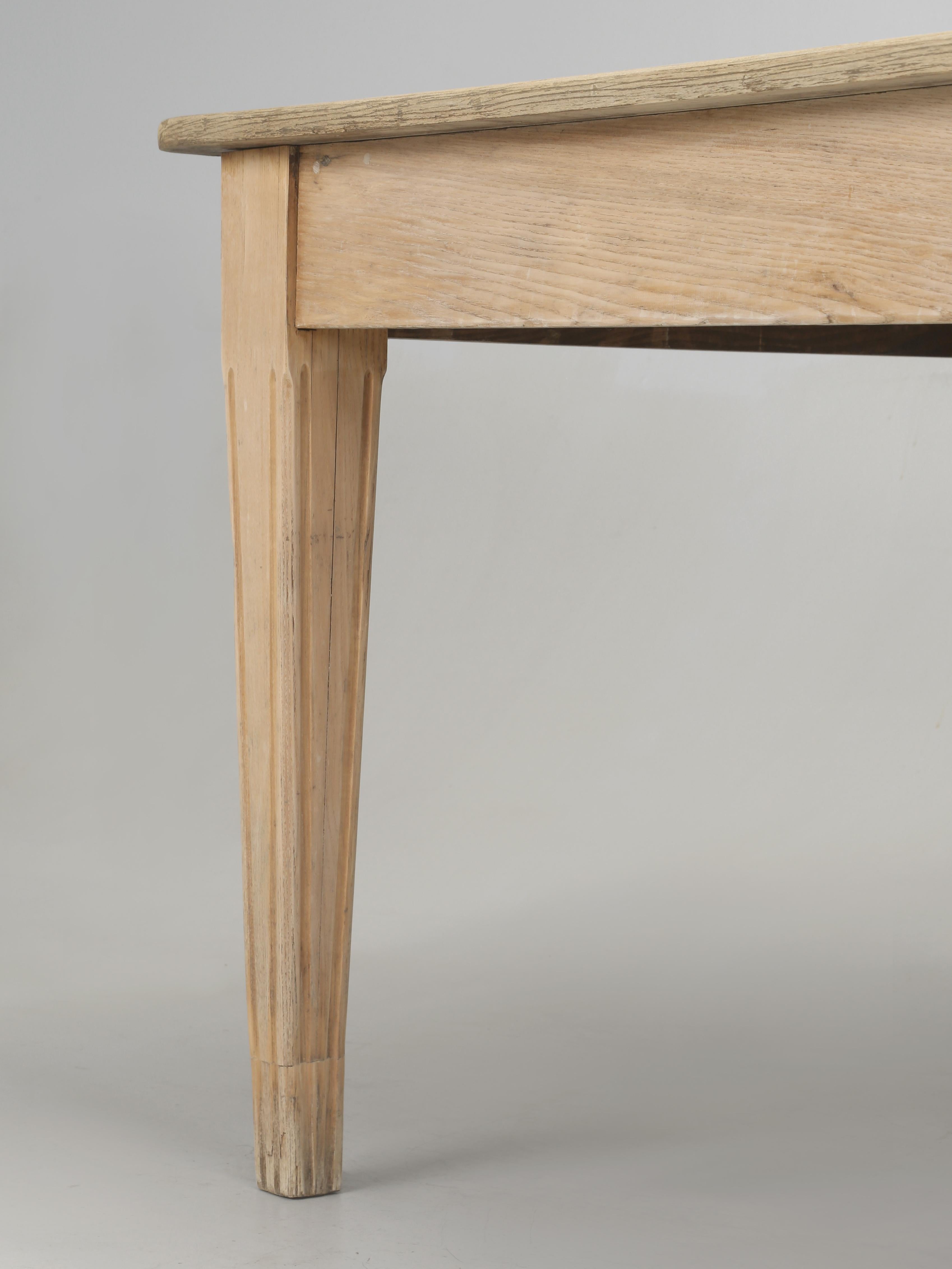 Table de ferme américaine ancienne 10' Long Seats (10) Confortablement restaurée c1930s en vente 6