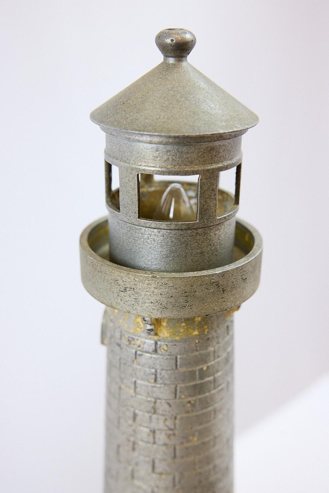 Lampe de phare américaine ancienne, vers 1910 en vente 4