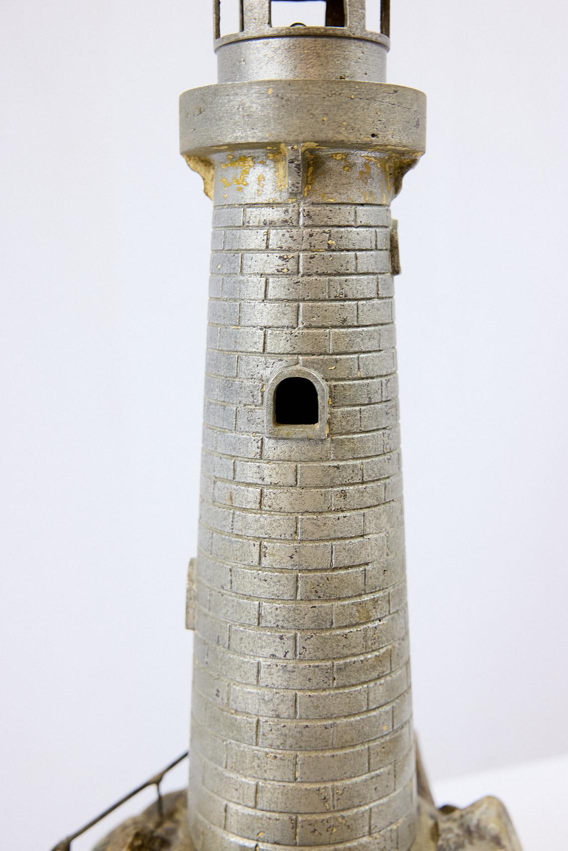 Lampe de phare américaine ancienne, vers 1910 en vente 12