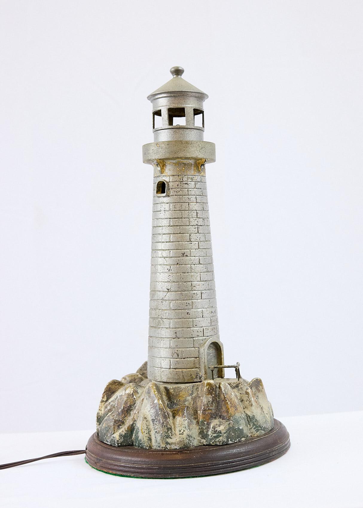 Américain Lampe de phare américaine ancienne, vers 1910 en vente