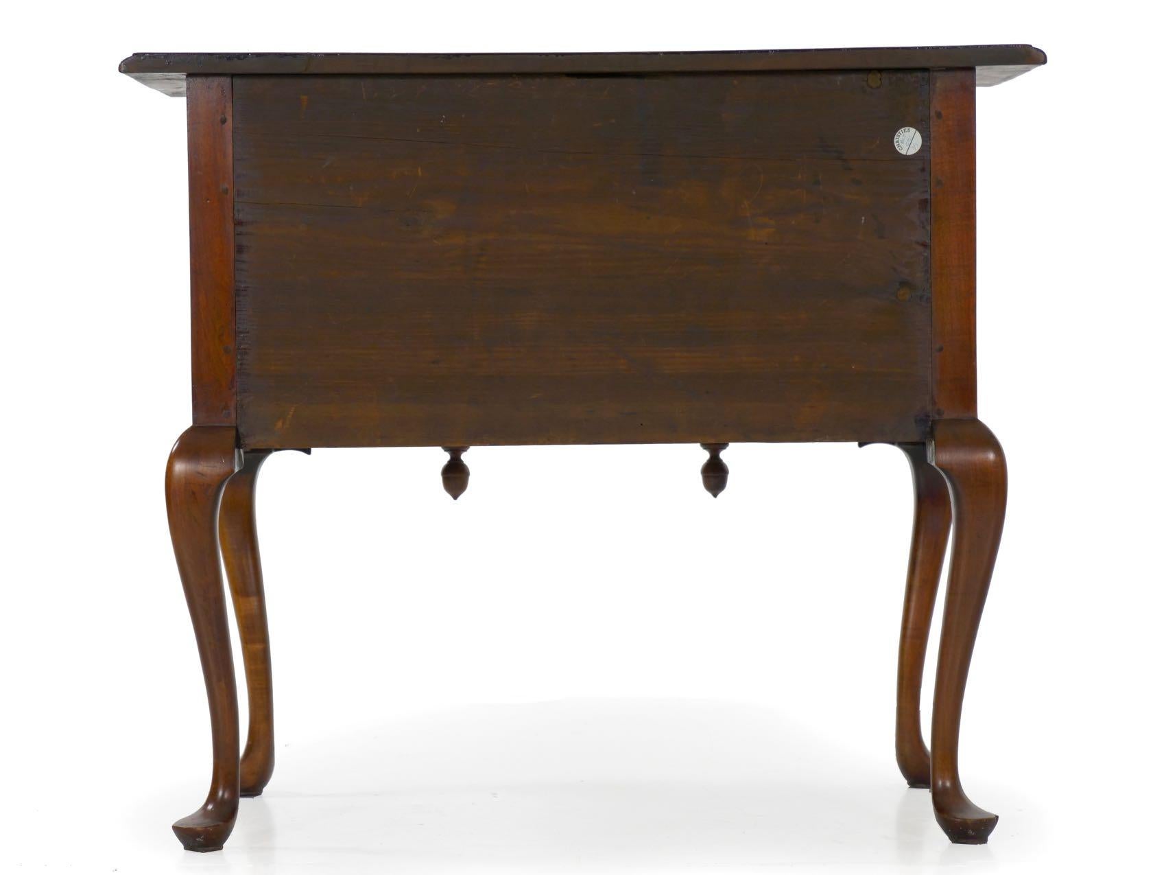 American Antique Queen Anne Lowboy Dressing Table Massachusetts, circa 1740-1760 10