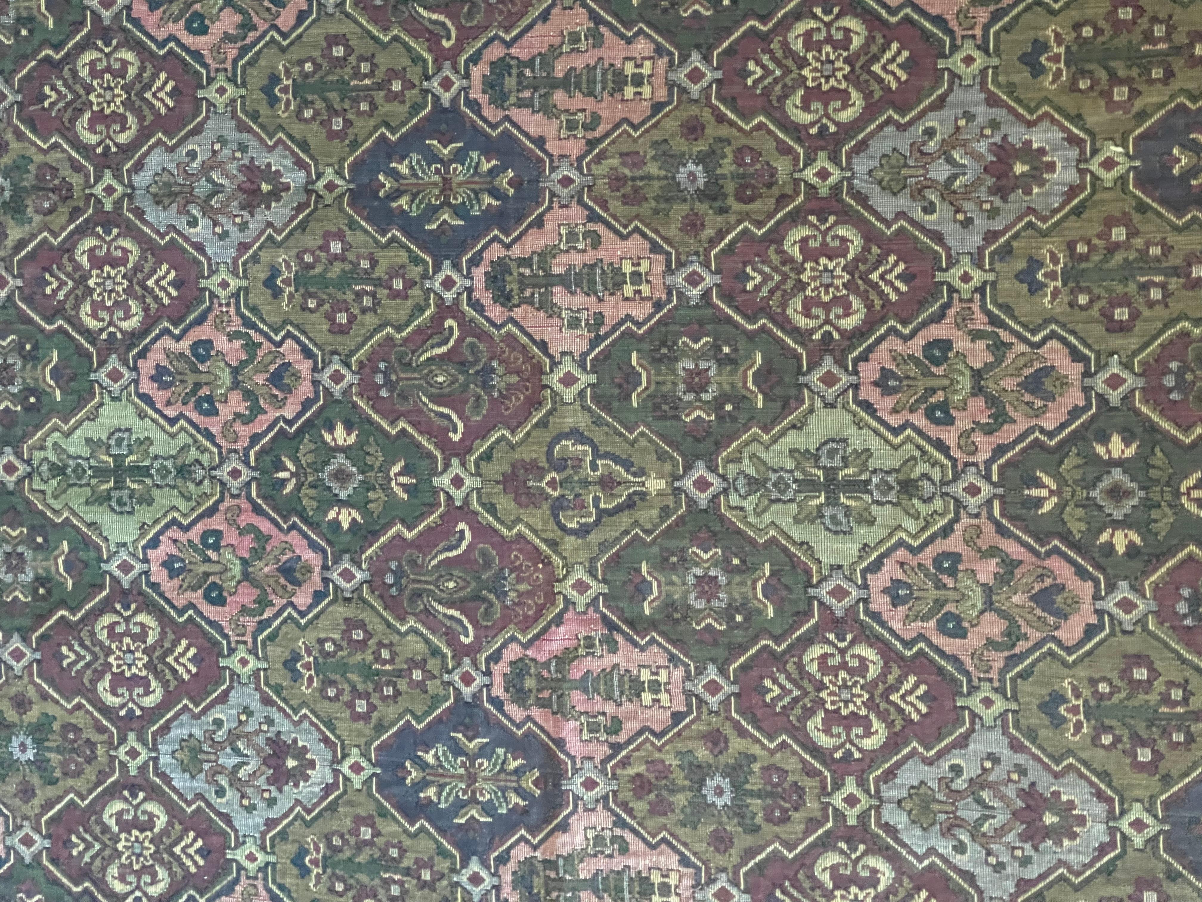 Early 20th Century American Antique Woven Throw For Sale
