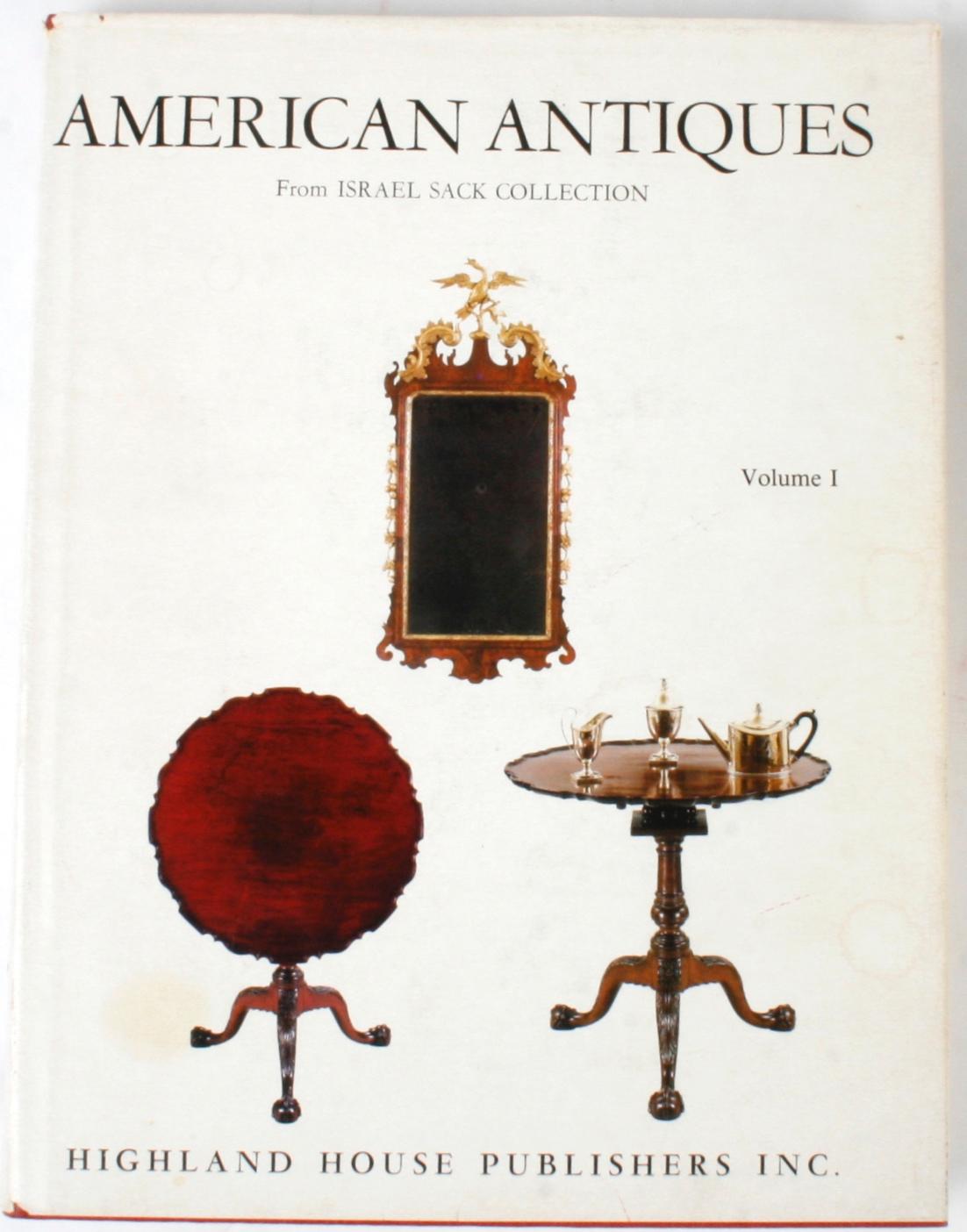 American Antiques From Israel Sack Collection, Volumes I-VI. Washington D.C.: Highland House Publishers, Inc., 1974, 1979, 1981. Hardcovers with dust jackets. 1687 pp. A series of six volumes on American antiques from the Israel Sack Collection.