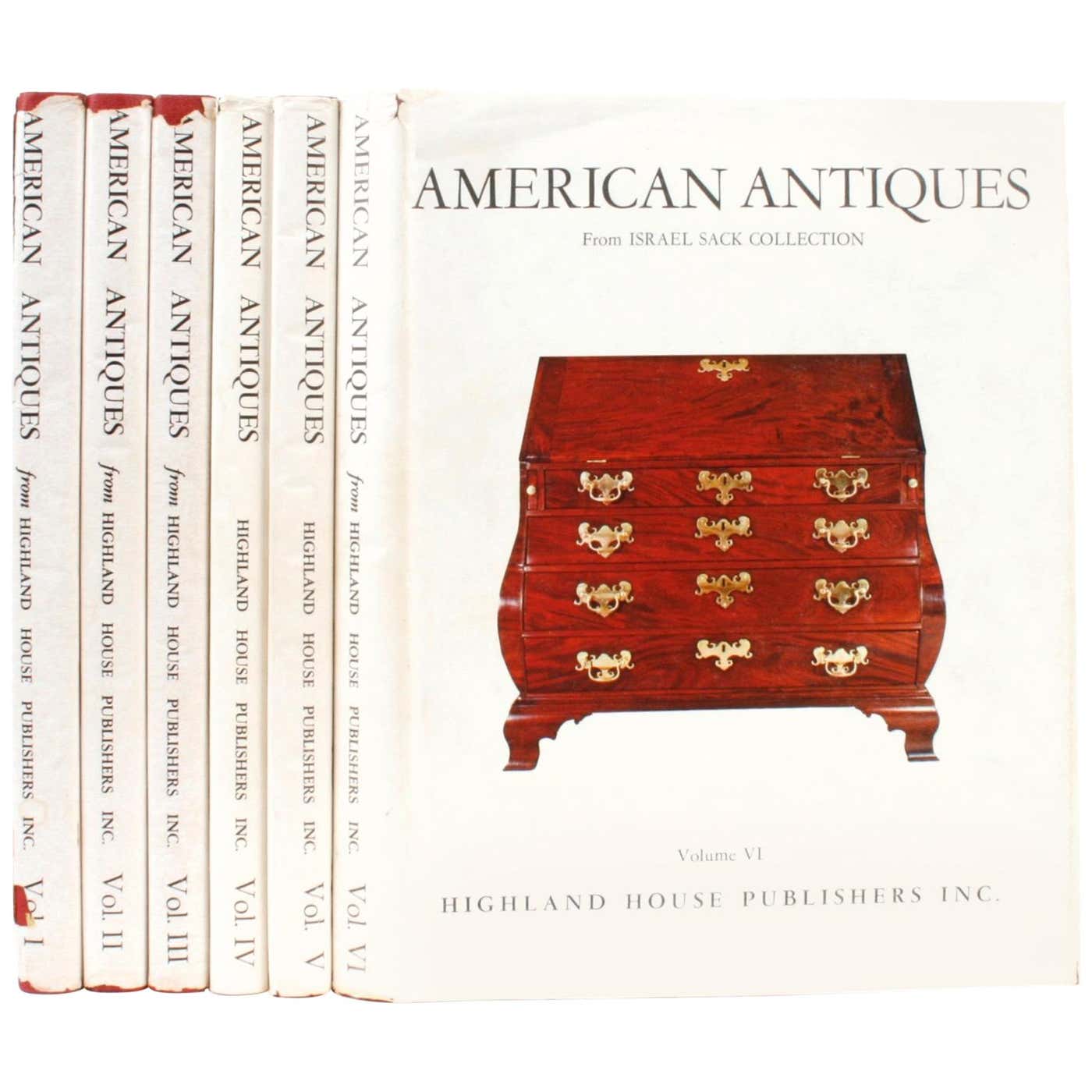 "American Antiques From Israel Sack Collection, " Six Volume Set at