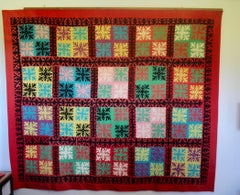 American Applique Quilt in Floral Pattern