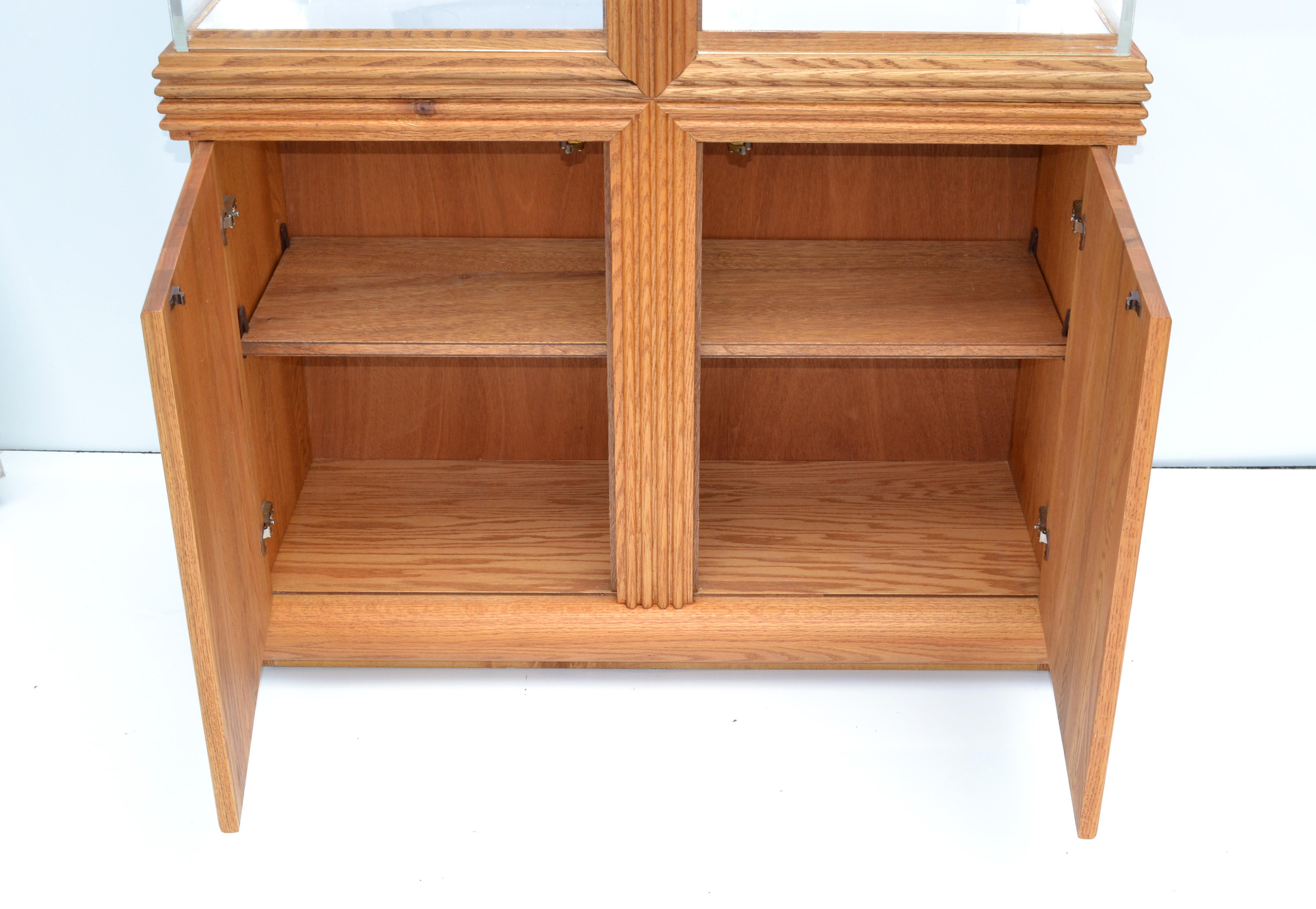 arched wood cabinet