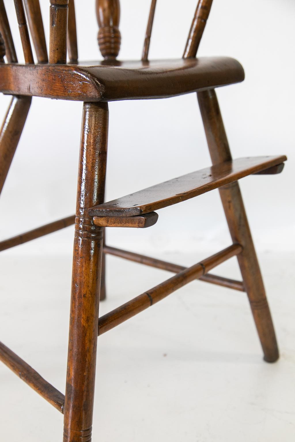 Mid-19th Century American Arrow Back High Chair
