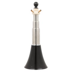 American Art Deco 4-Light Cylindrical Table Lamp