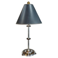 Amerikanische Art-Déco-Tischlampe aus Aluminium und Bakelit, Art déco