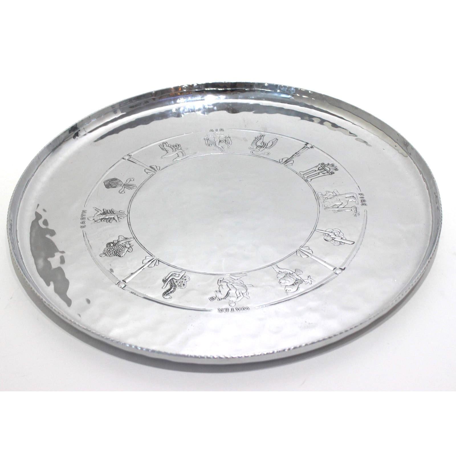 20th Century American Art Deco Aluminum Serving Tray by Everlast Metal