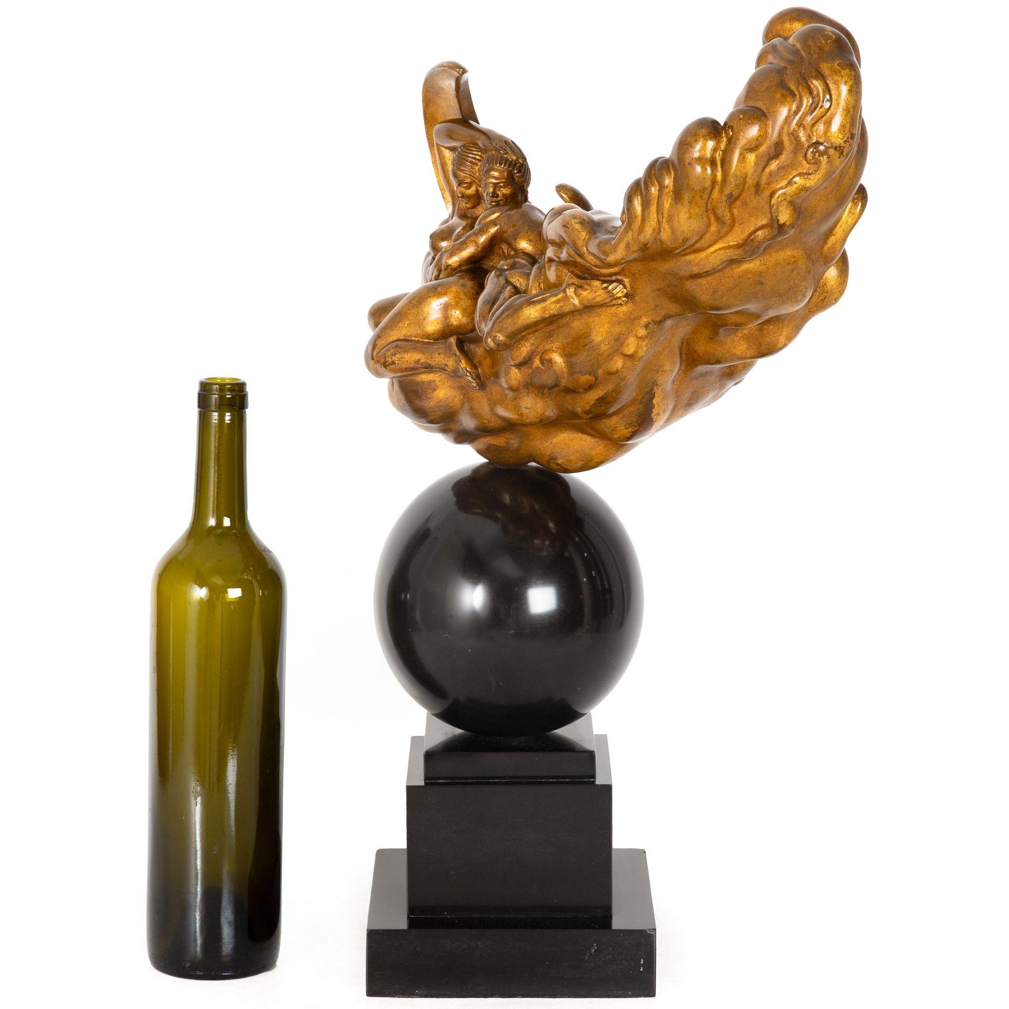 20th Century American Art Deco Bronze Sculpture “Honeymoon” Anthony de Francisci
