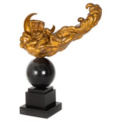 Escultura Americana Art Decó de Bronce "Luna de Miel" Anthony de Francisci