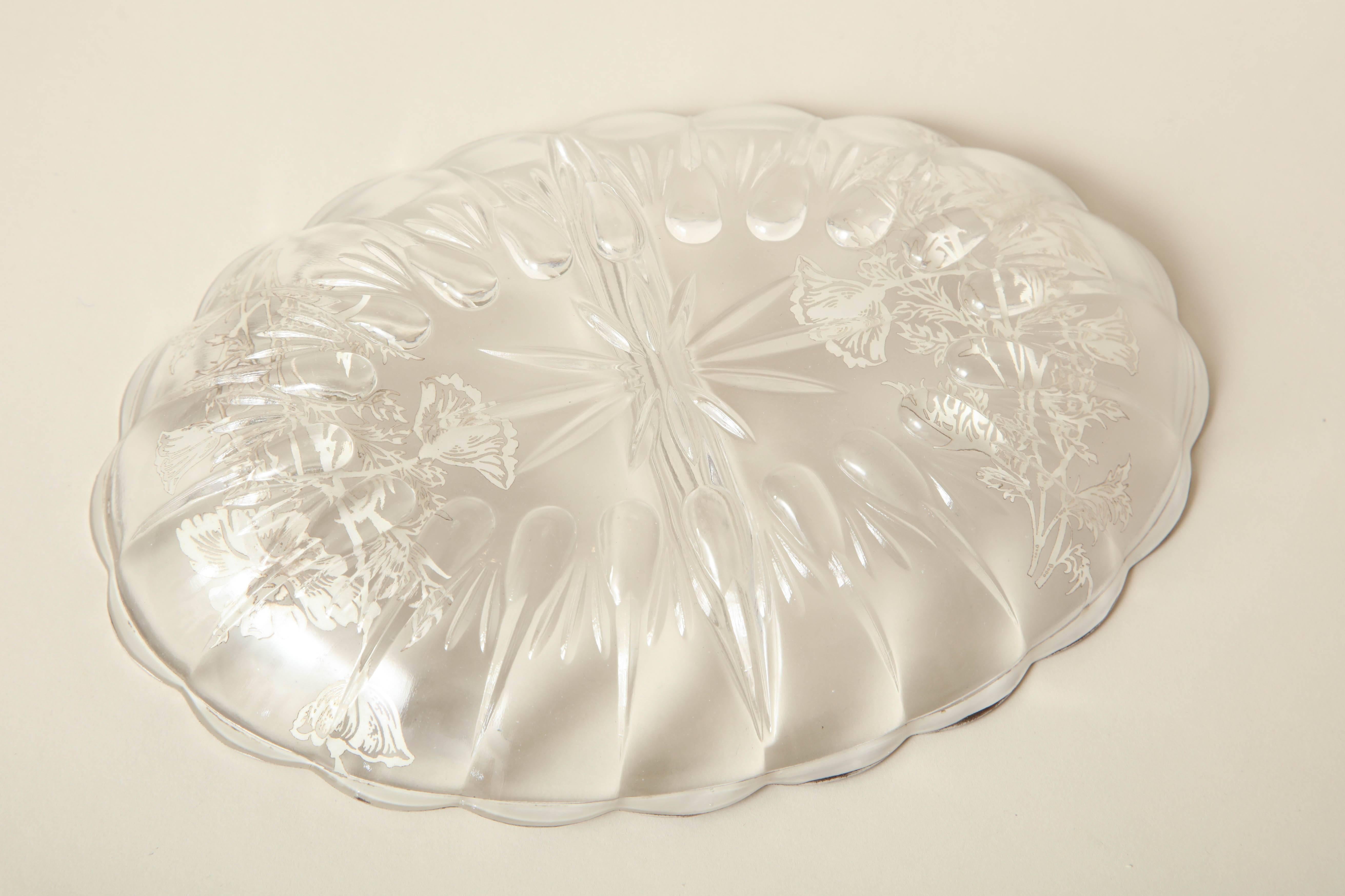 American Art Deco Glass Candy/Nut Dish For Sale 3