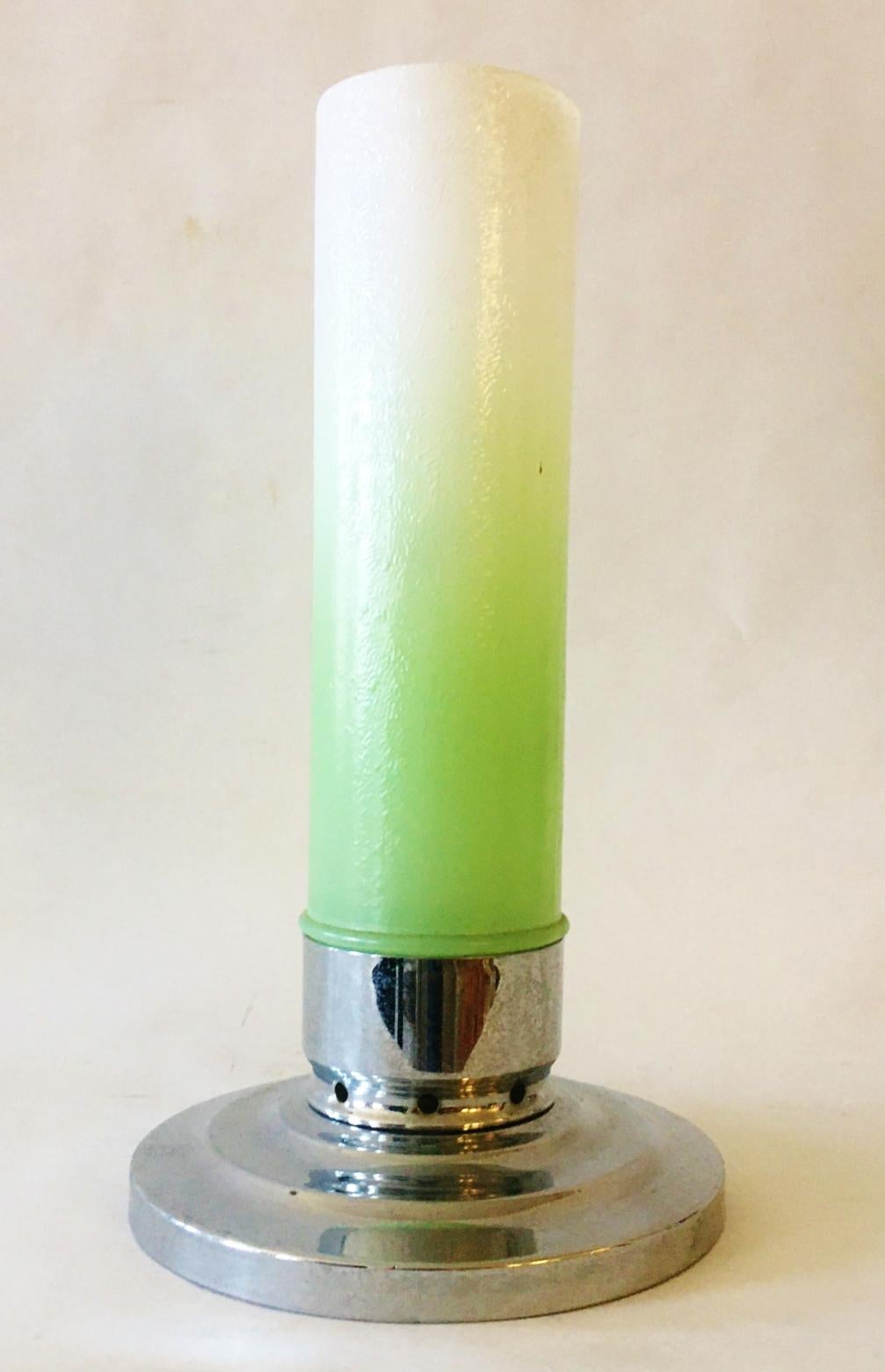 chrome pillar candle holder