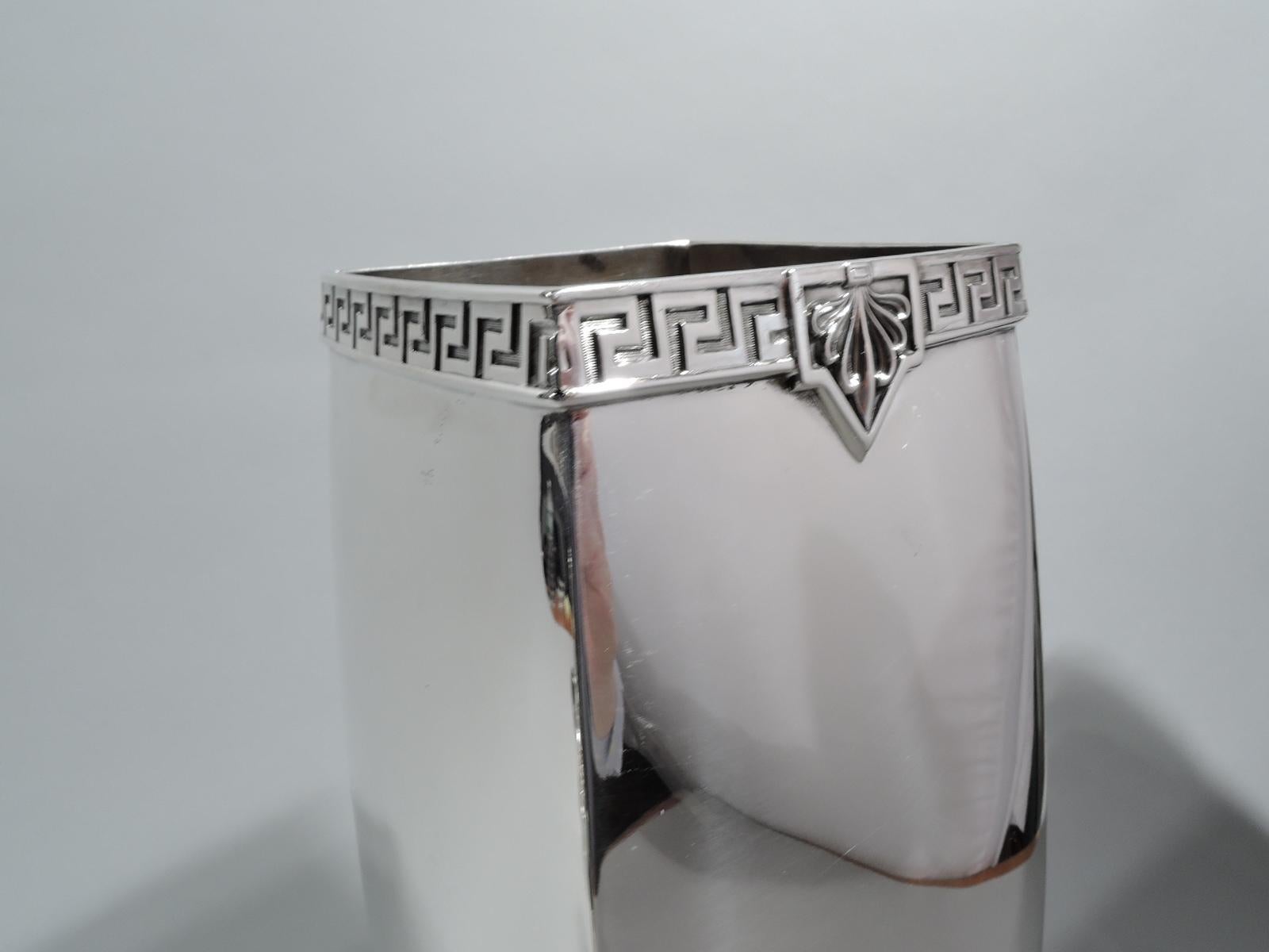 20th Century American Art Deco Classical Sterling Silver Vase by Meriden Britannia