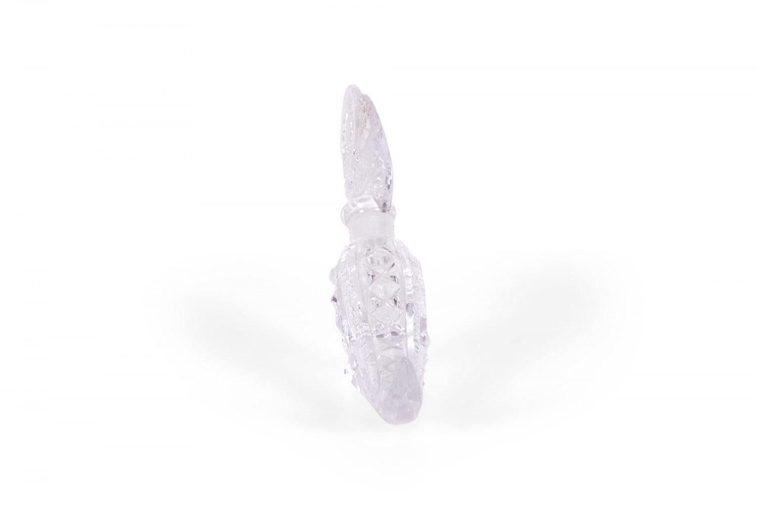 Art Déco Bottiglia di profumo in cristallo Art Deco americana Cornucopia in vendita