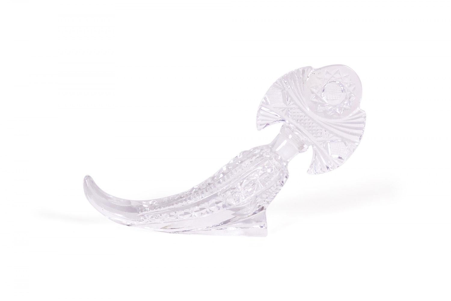 Bottiglia di profumo in cristallo Art Deco americana Cornucopia In condizioni buone in vendita a Queens, NY