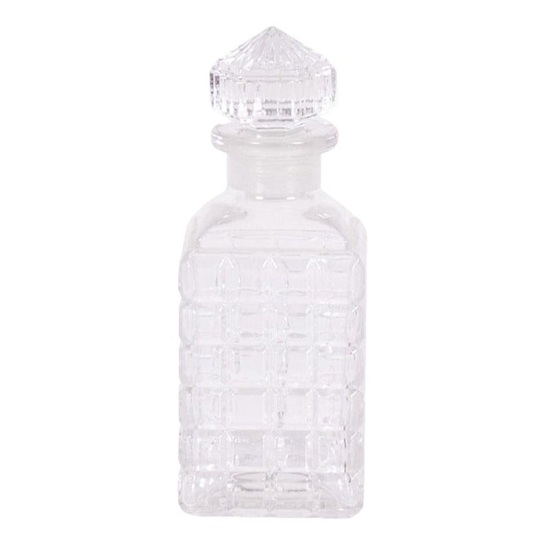 Bottiglia di profumo in cristallo Art Deco americana