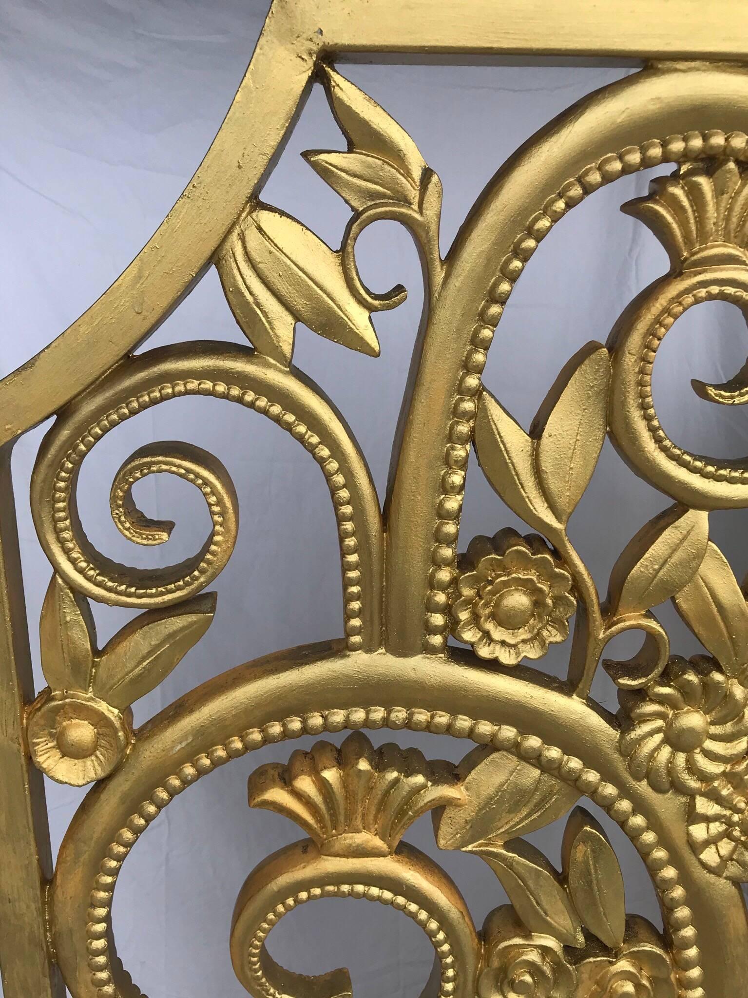 gold room divider