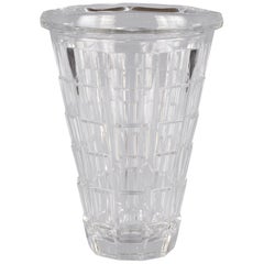 Vaso di vetro Art Deco americano, 1930 circa