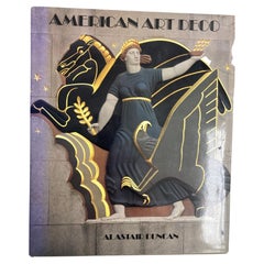 Vintage American Art Deco Hardcover Coffee Table Book by A. Duncan 1st Ed. 1986