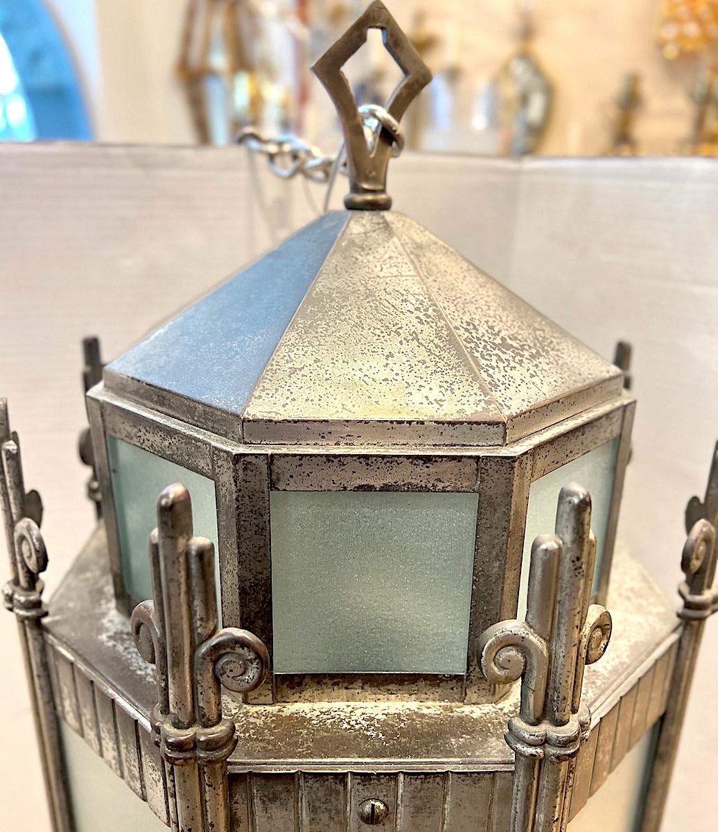 Mid-20th Century American Art Deco Lantern For Sale