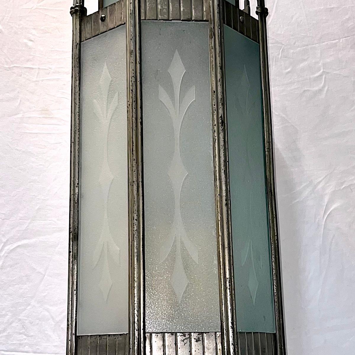 American Art Deco Lantern For Sale 2