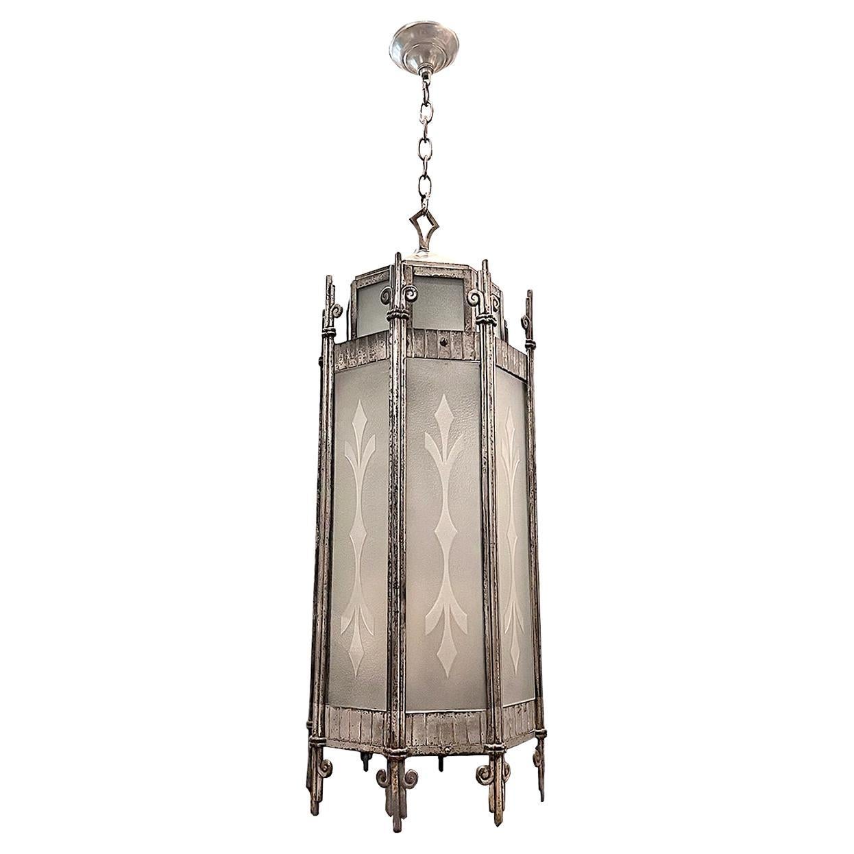 American Art Deco Lantern