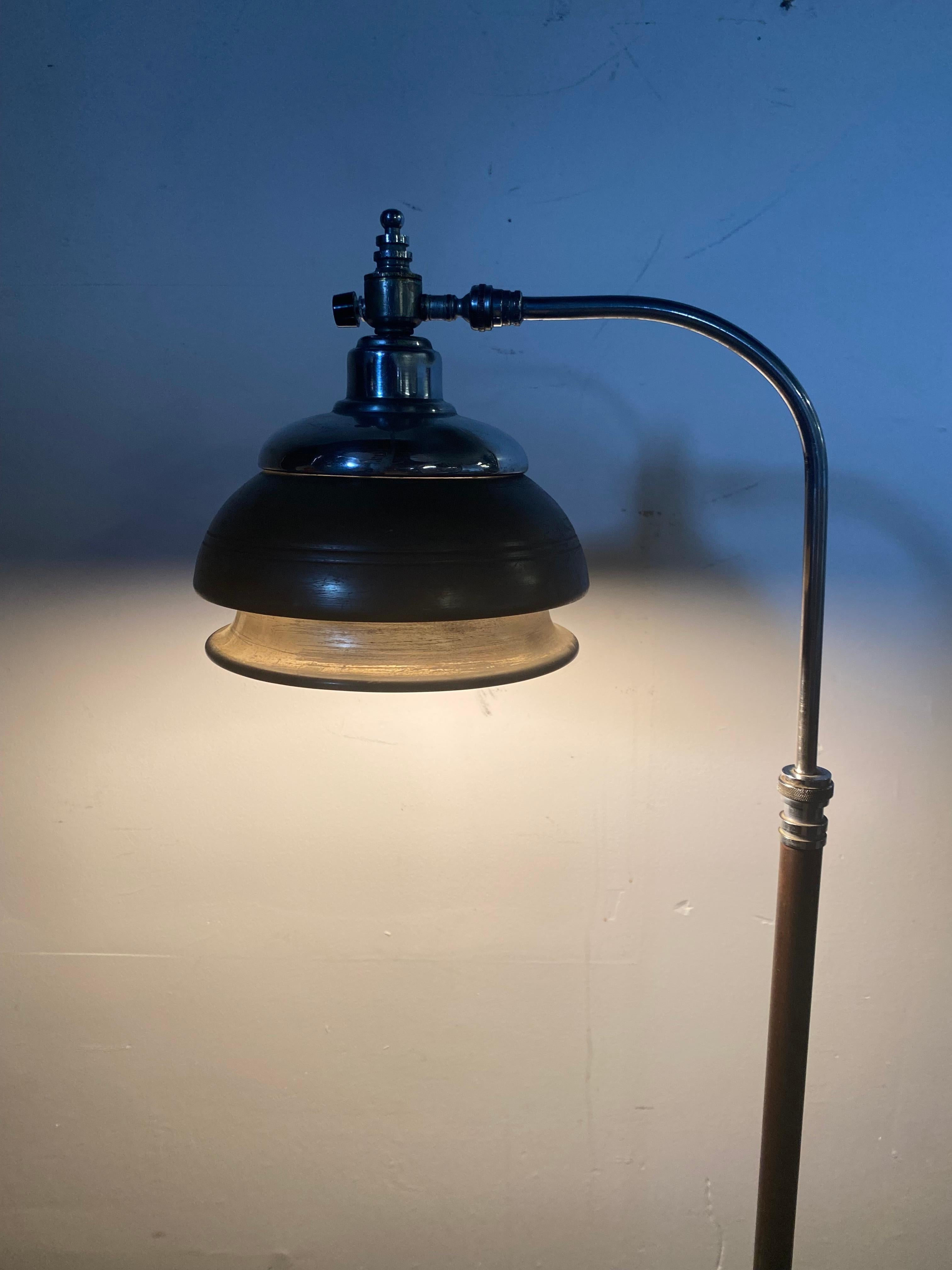 American Art Deco / Machine Age Floor Lamp by Markel Co In Good Condition In Buffalo, NY