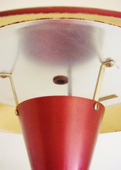 American Art Deco/Machine Age Two-Tone Anodized Aluminum Mooncrest Sight Light