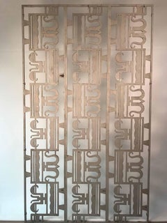 American Art Deco Openwork Grill