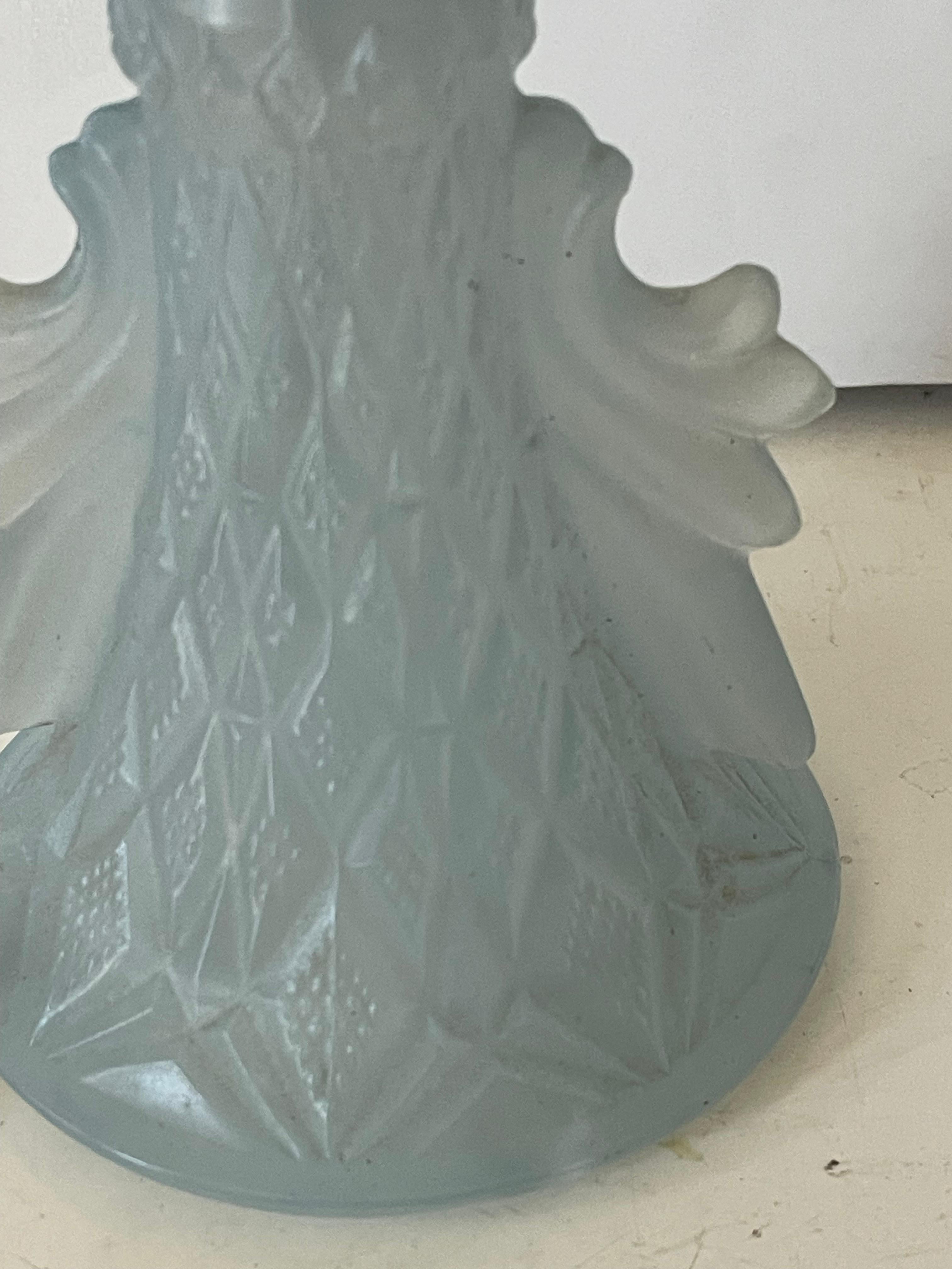 Début du 20ème siècle Lampe Art Déco américaine en verre vaseline en vente