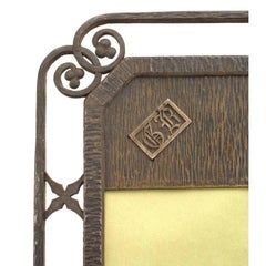 American Art Deco Wrought Iron Desk Blotter