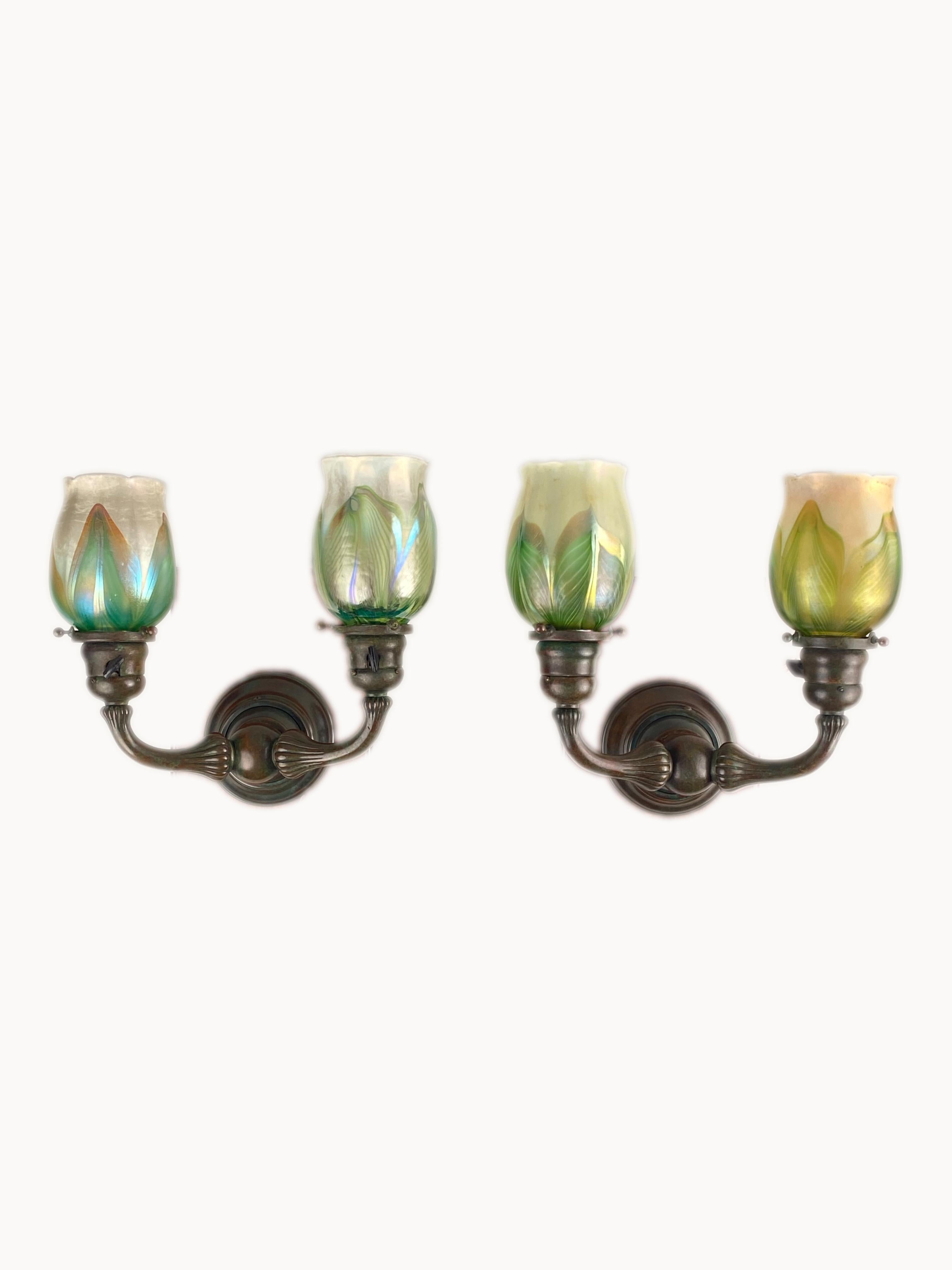 art nouveau sconces